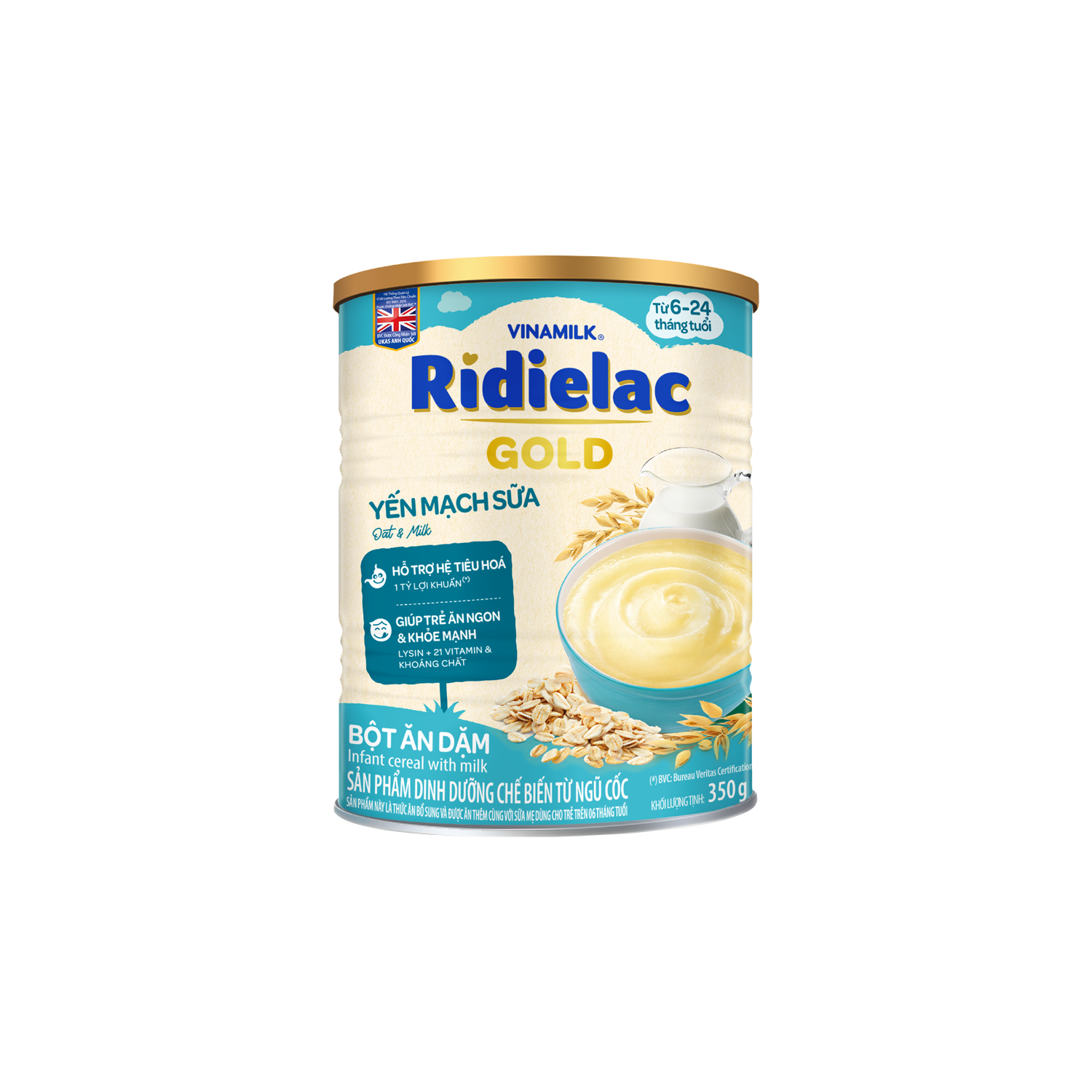 Ridielac Gold Yến mạch Sữa