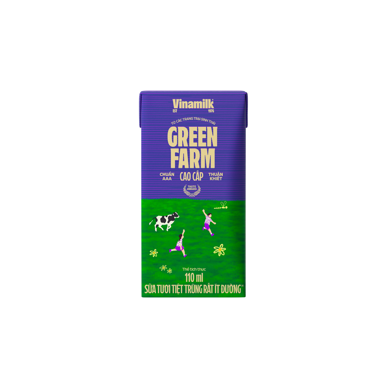 Superior Taste Sữa tươi tiệt trùng Green Farm Rất ít đường