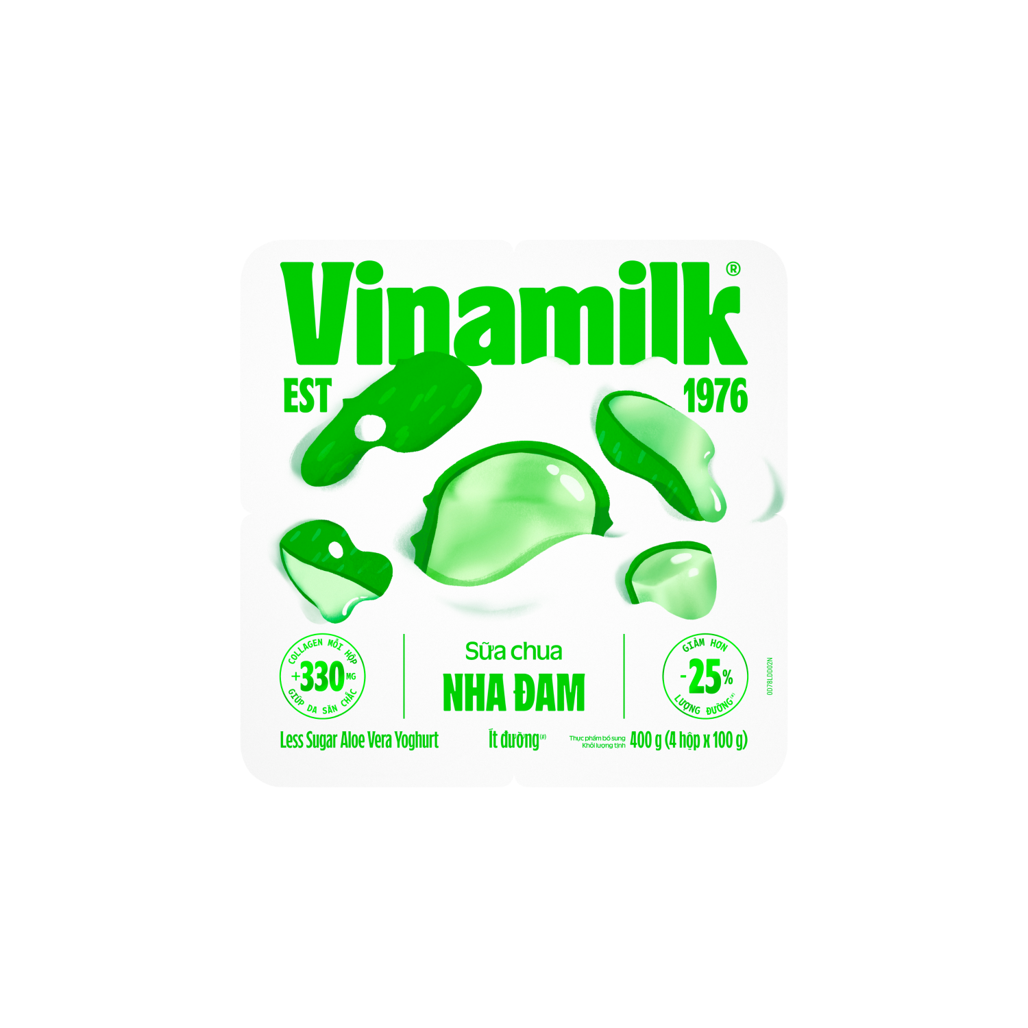 Vinamilk Nha Đam ít đường + Collagen