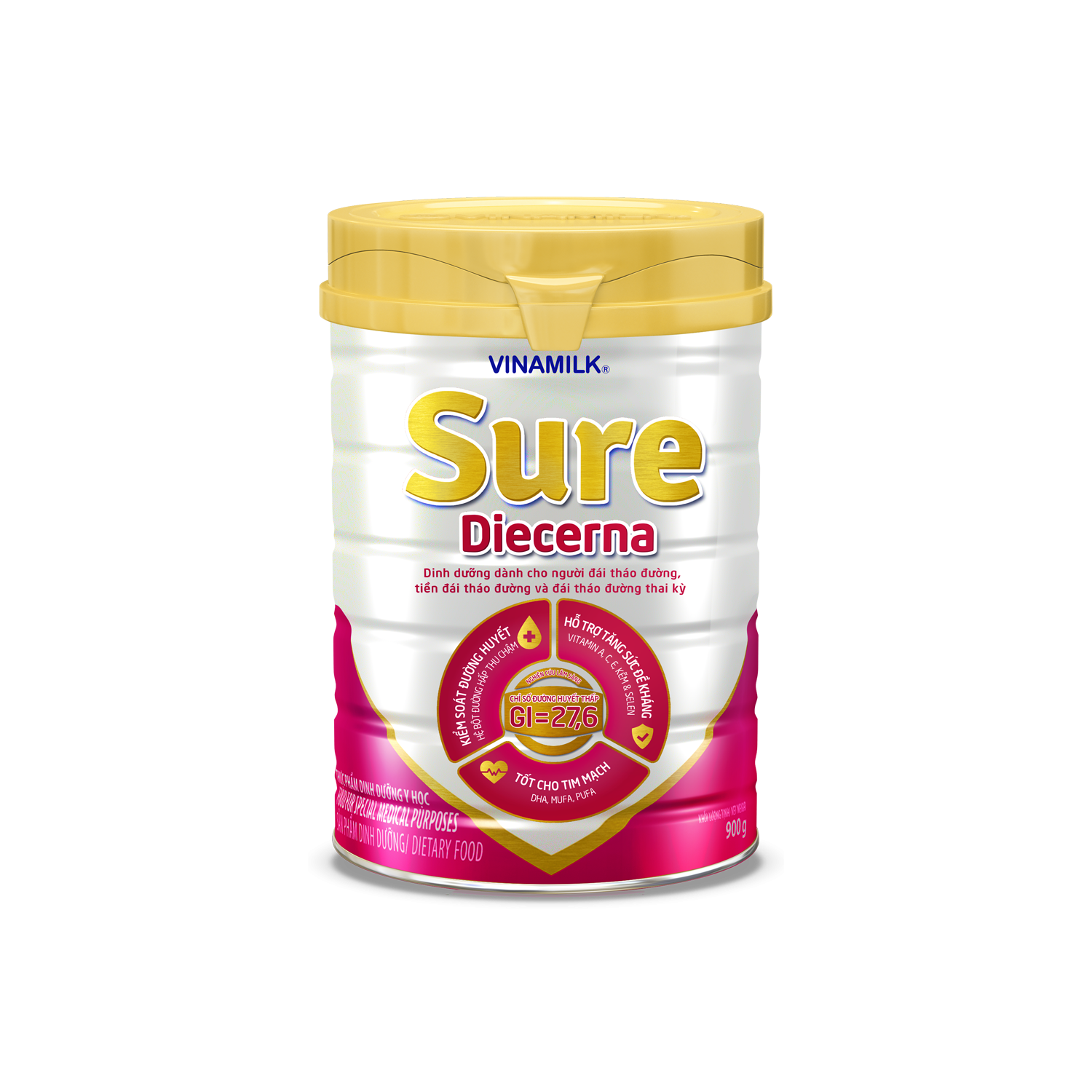 Sữa bột cho người tiểu đường Sure Diecerna