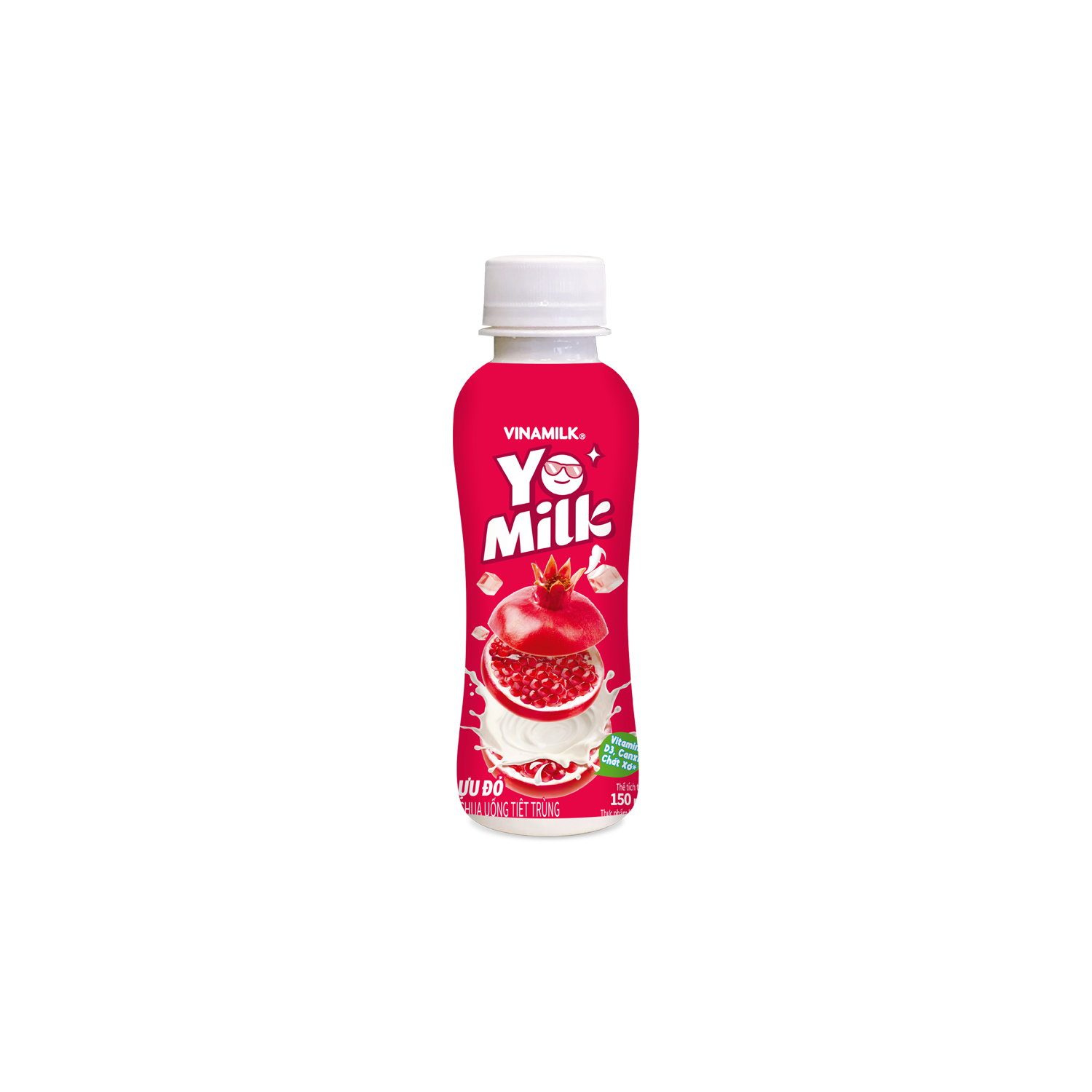 Sữa chua uống tiệt trùng Yomilk Lựu đỏ