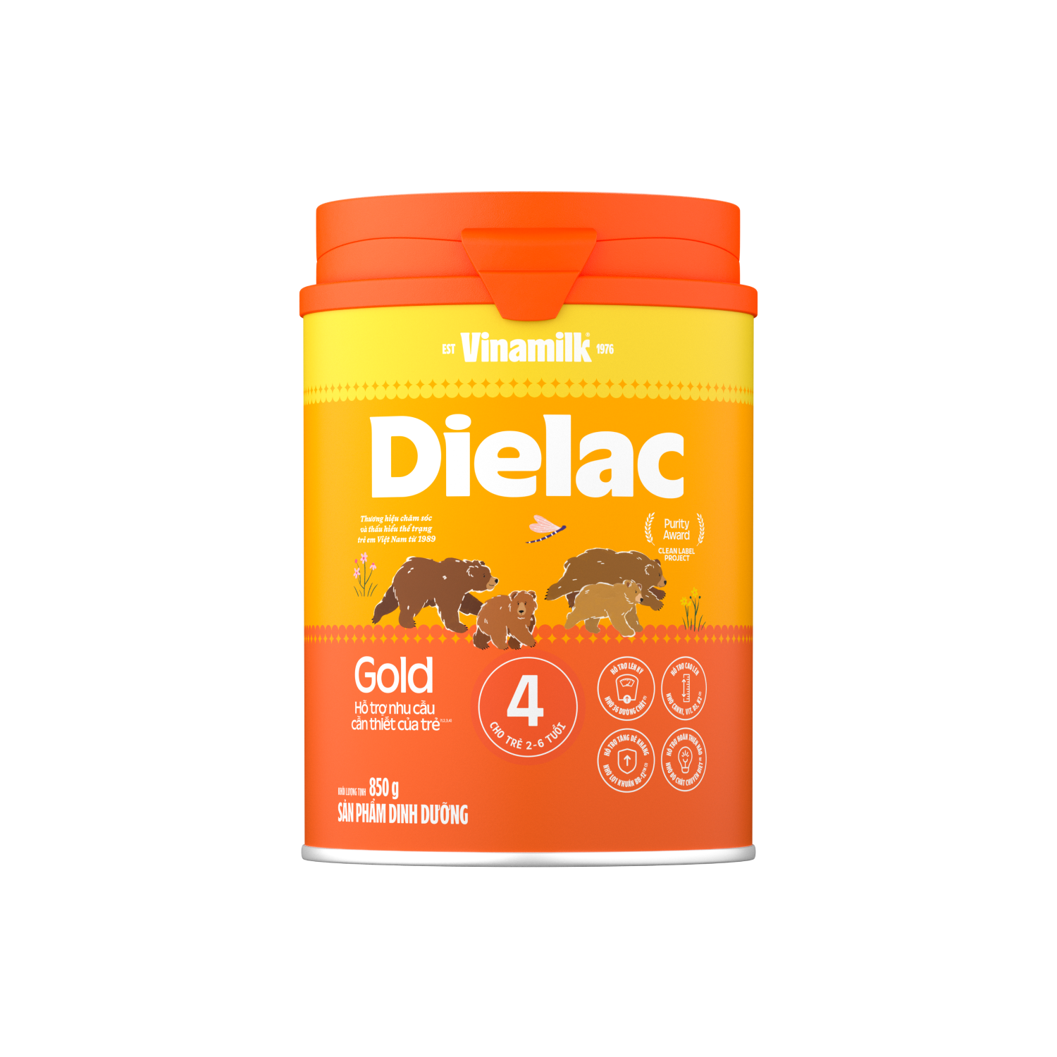Sữa bột trẻ em Dielac Gold 4 (2-6 tuổi)