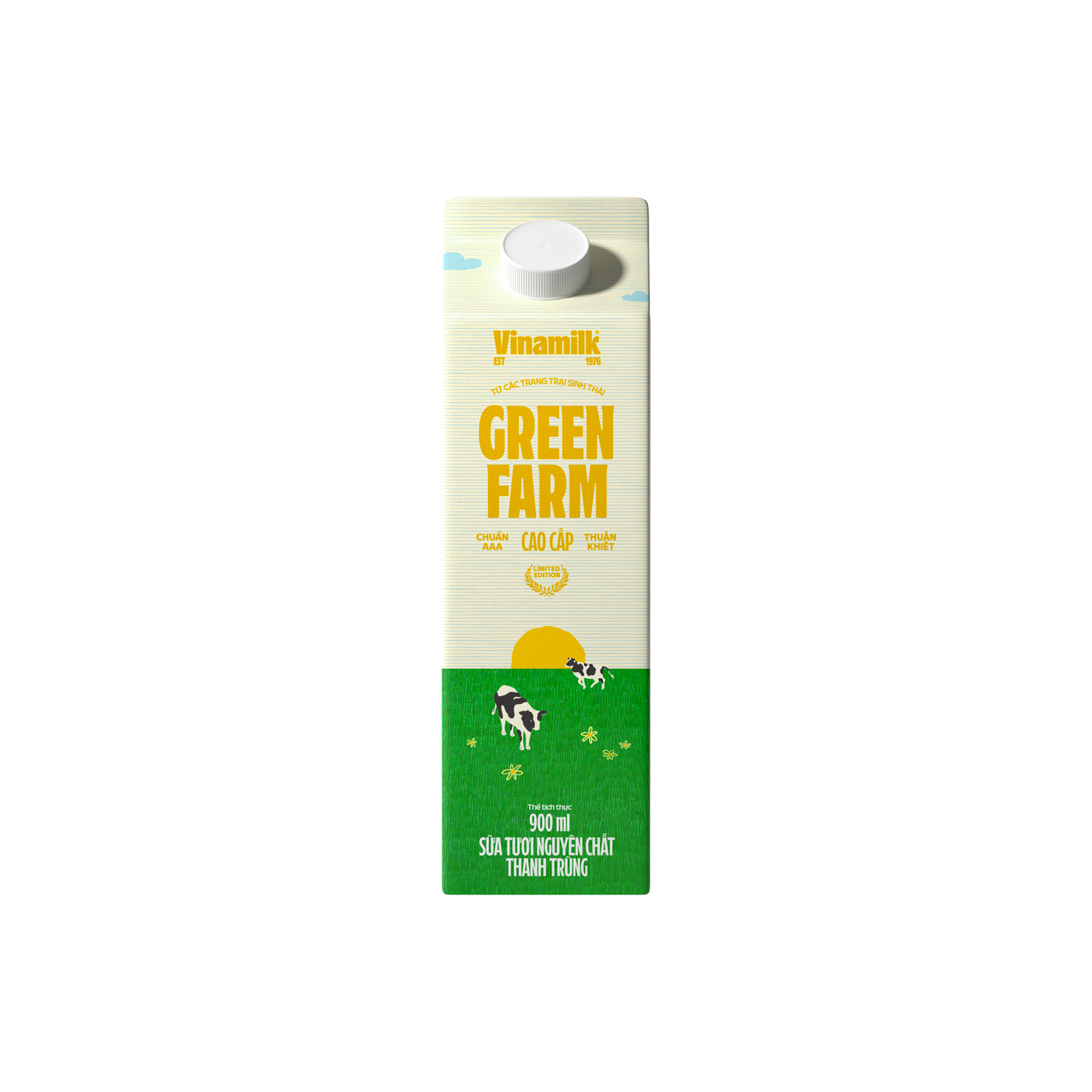 Gold Superior Taste Sữa tươi thanh trùng Green Farm Không đường