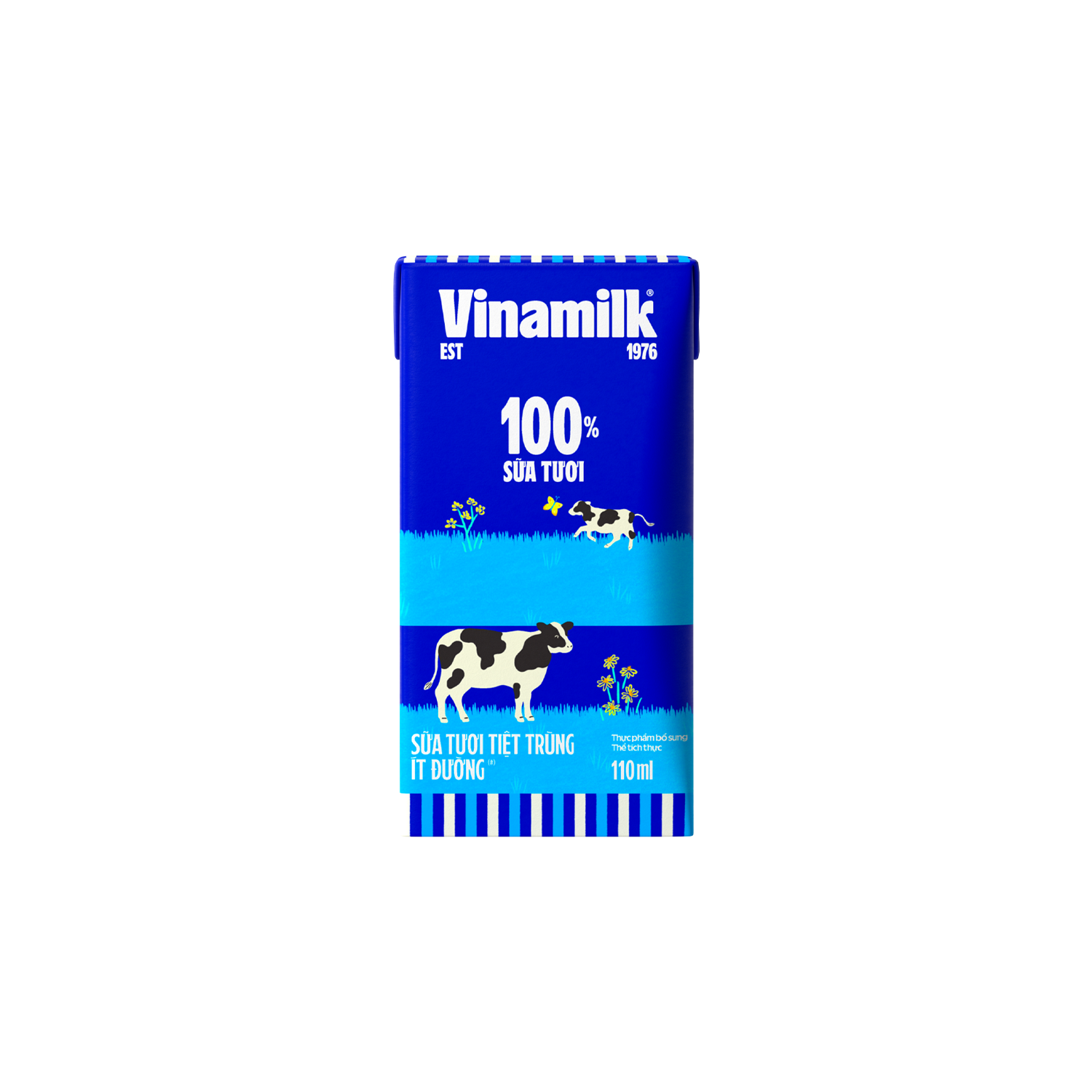 Sữa tươi tiệt trùng 100% Ít đường